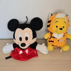 ミッキーマウスとプーさん ぬいぐるみセット