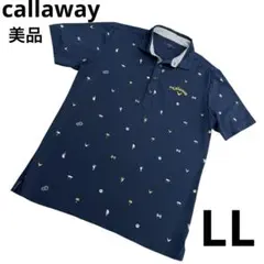【美品】callaway キャロウェイ 半袖ポロシャツ　ゴルフウェア　LL