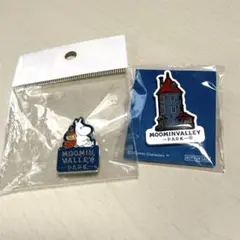 【2個セット】ムーミン　リトルミィ　ムーミンバレーパークピンバッジ