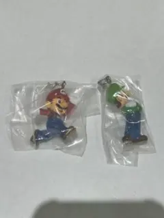 スーパーマリオブラザーズ　めじるしアクセサリー（マリオ&ルイージ）