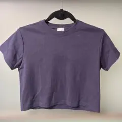 ROKU 6 クロップドTシャツ　パープルのサムネイル