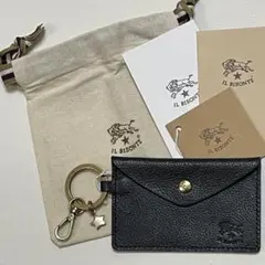 新品　イルビゾンテ　カードケースキーリング　名刺入れ