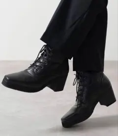 美品　CLEL High Sole Design Heel Boots S