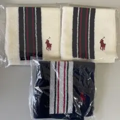 新品ラルフローレン　タオルハンカチ3枚セット