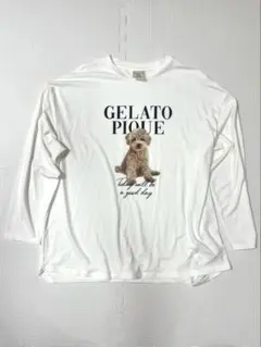 GELATO PIQUE ドッグプリント長袖Tシャツのサムネイル