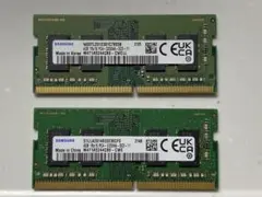 Samsung ノートPC用メモリ 8GB 2枚セット 合計16GB - メルカリ