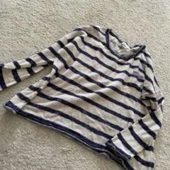 アースミュージックアンドエコロジー　ボーダー　セーター　ニット