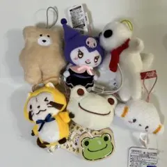 ぬいぐるみマスコットセット 6種類セット