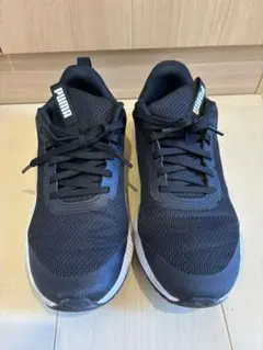 PUMA スニーカー ブラック　25センチ