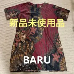 【baru 】バティック柄 半袖チュニック Mサイズ