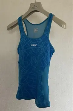 ZOOT ズート サイクリング ウェア シャツ ノースリーブ ランニング 青 S