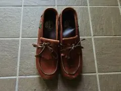 70s vintage レザー モカシンシューズのサムネイル