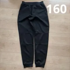 しまむら　ロングパンツ 160 黒のサムネイル