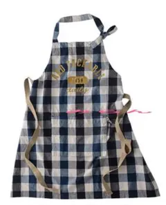 【新品】AND PACKABLE★ エプロン チェック柄のサムネイル