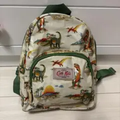 Cath Kids キャスキッズ キッズリュック 恐竜柄 ホワイト