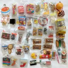 ミニチュア　スイーツ　食品　雑貨　キーホルダー　ガチャ　まとめ売り　４８点