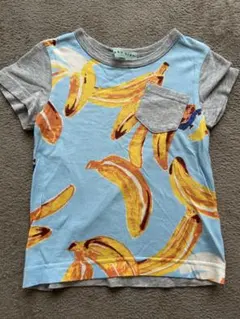 【値下げ】hakka kids バナナ柄 ポケットTシャツのサムネイル