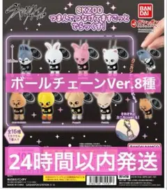 スキズ　ガチャ　つまんでつなげてますこっと でらっくす！ボールチェーン8種