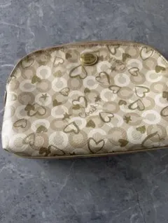COACH ポーチ ハート シグネチャー ベージュのサムネイル