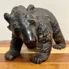 [美品] 木製　熊　貞光作　北海道八雲　￼木彫り　紙箱 美品] 木製 熊 貞光作 北海道八雲 ￼木彫り 紙箱 - メルカリ