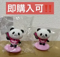 【非売品】楽天　新品未使用 Rakuten お買いものパンダ フィギュア　2個のサムネイル