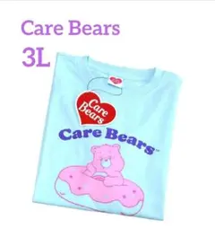 ケアベア 半袖 BIG ロング Tシャツ 水色 3L Care Bearsのサムネイル