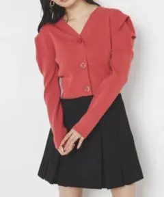 リエンダ♡2WAY ショルダータック ボリューム カーデ