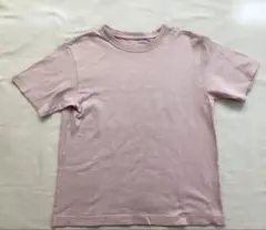 comfortable cotton 半袖Tシャツ ライトピンク 140cm