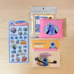 パペットスンスン うるちゅるPOPSEAL フレークステッカー エコバッグ