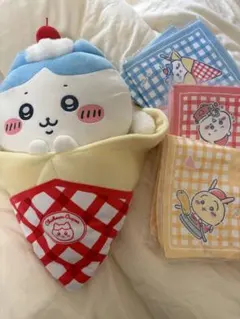 ちいかわ クレープくじ A賞ハチワレ＆タオルセット