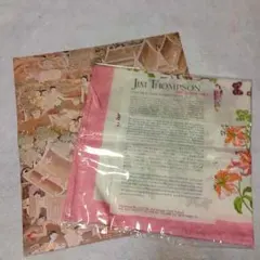 【新品、未使用】JIM THOMPSON タイシルク高級ハンカチ