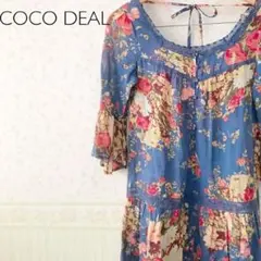 美品 ココディール 花柄 チュニックのサムネイル