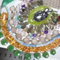 クリスマスセール✨天然石ビーズの豪華なセットL1