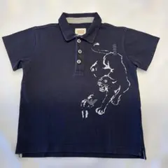 ARMANI JUNIOR ネイビー ポロシャツ 4歳