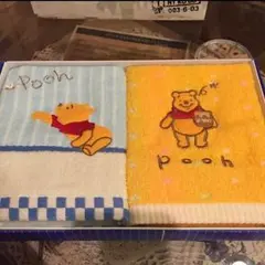 ディズニー プーさん ハンドルタオル ２枚セット