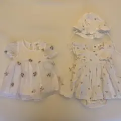 H&M ロンパース付きワンピース 50-60 まとめ売り