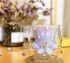 外国限定　スターバックス　Starbucks マグカップ　ネコの手　桜　ピンク