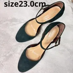 【未使用】Odette e Odile ダークグリーン スエード パンプス