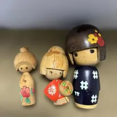 創作こけし 2体セット モダン - メルカリ