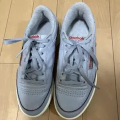 (美品) 本革　Reebok Classic グレー スニーカー
