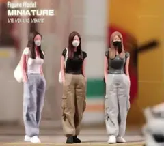 ⚠️庫存僅剩不多⚠️■1/64【口罩女孩3色3體套組】《全新品・未使用品》