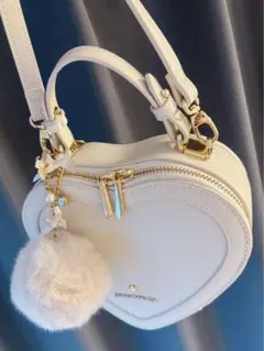 美品 サマンサヴェガ ブルー系 2way ショルダー ハンドバッグ ファー 新品 サマンサタバサプチチョイス ファー 2wayショルダー ハンド