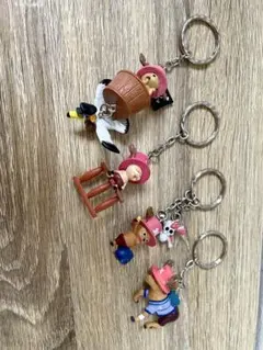 ワンピース　ONE PIECE チョッパー　キーホルダー　4点セット