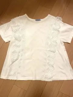 【美品】しまむらレースtシャツ　Ｍサイズ