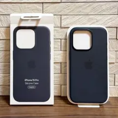 MagSafe対応 iPhone 15 Proシリコーンケース ブラック