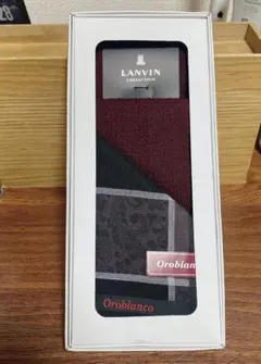 新品未開封 LANVIN靴下＆orobiancoハンカチセット