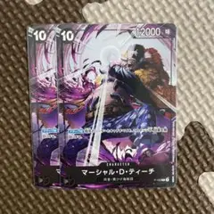 【即日発送】ワンピース　プロモ　マーシャル・D・ティーチ 2枚　交流会
