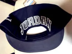 Jordan 黒 キャップ JORDANロゴ