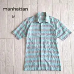 manhattan マンハッタン 日本ワイシャツ組合連合会 半袖シャツ 日本製