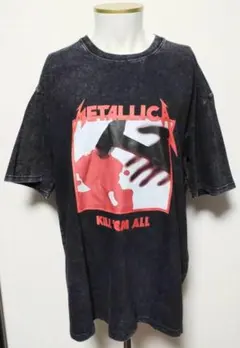 【ＸＸLサイズ】メタリカ　キルエムオール　チャコール　Tシャツ　半袖